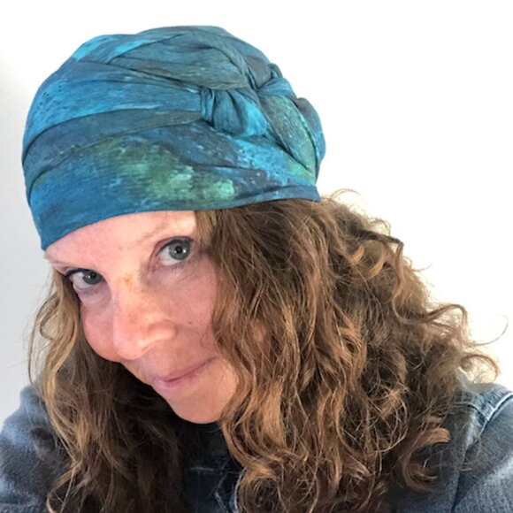 Origianl Art Scarf Wrap in Silk Modal Blend - Picture 8 of 10